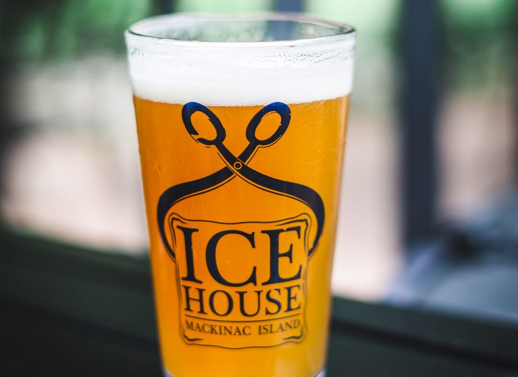 Ice House BBQ has a wide variety of beers on tap that visitors can enjoy in the outdoor dining garden.