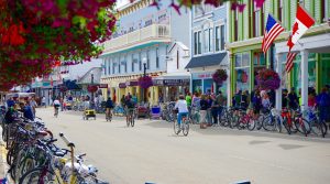 street on Mackinac Island