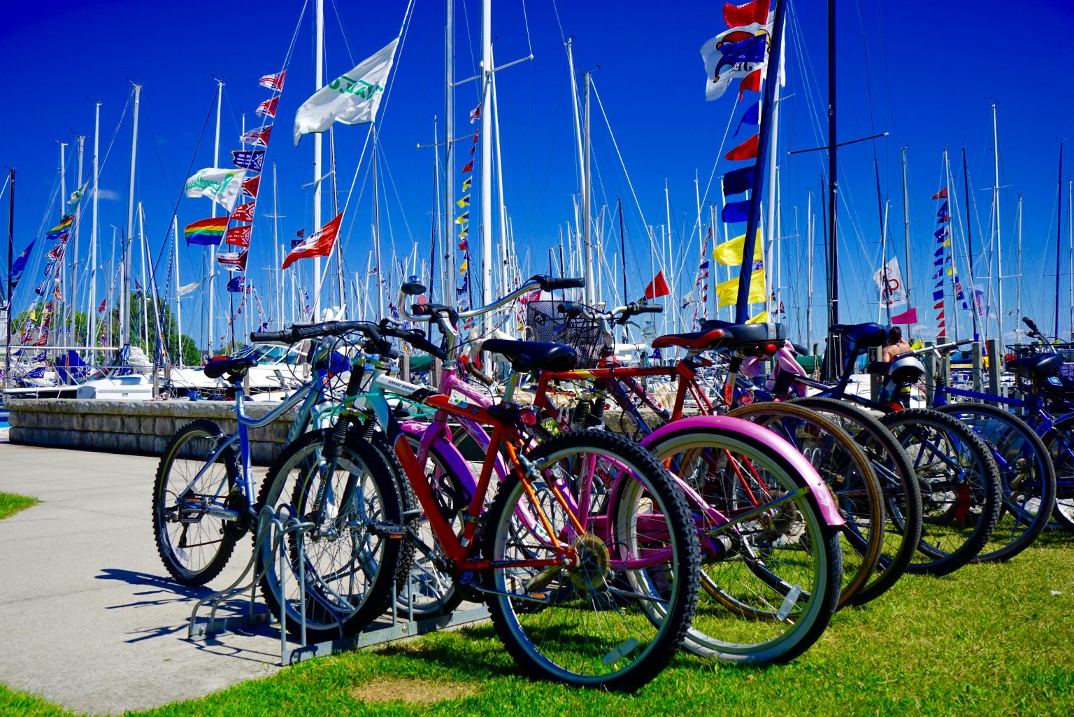 renting bicycles on mackinac island