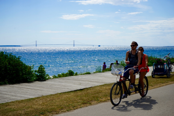 mackinac island tandem bike rental