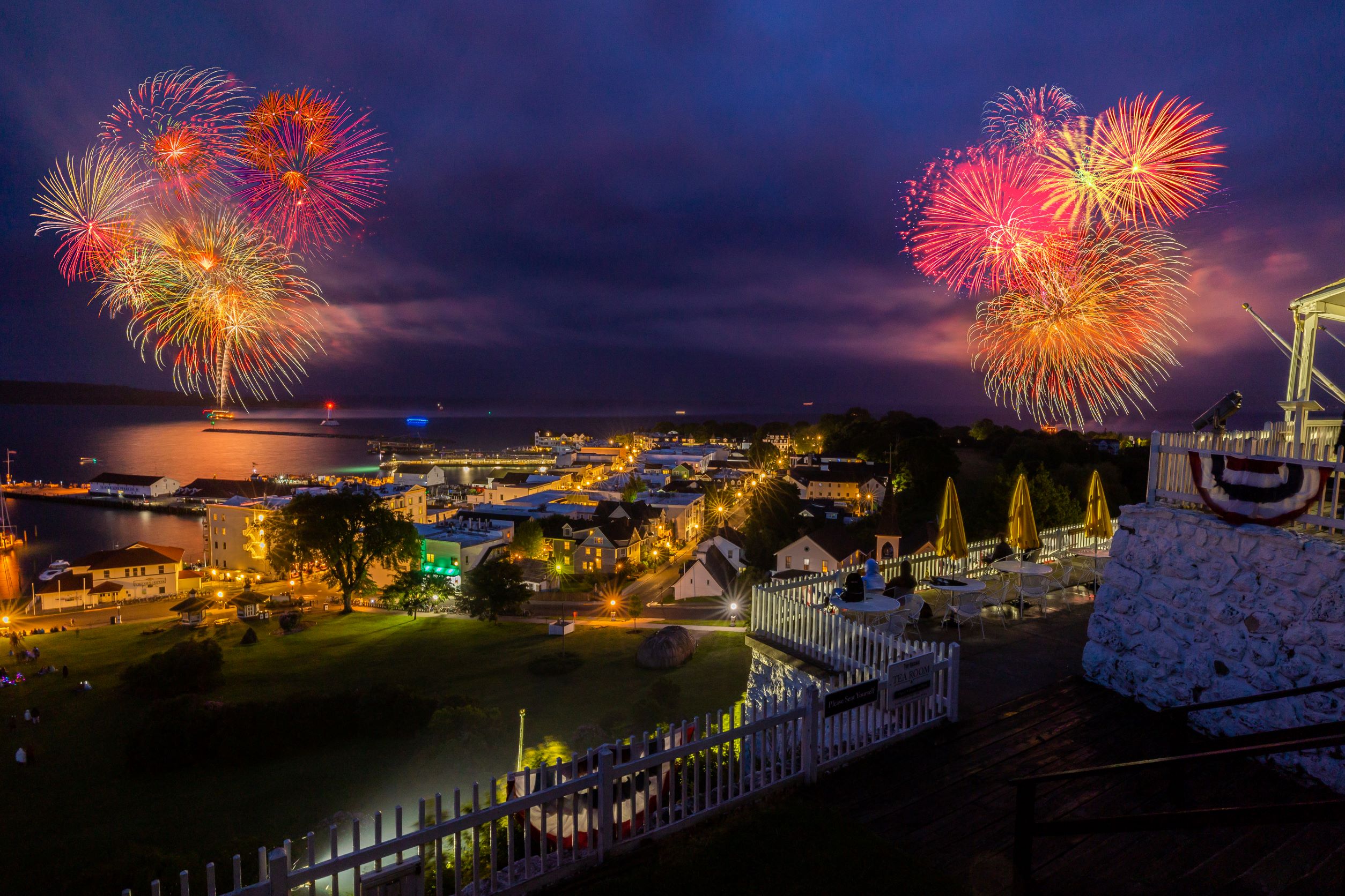 fireworks Mackinac Island Tourism Bureau