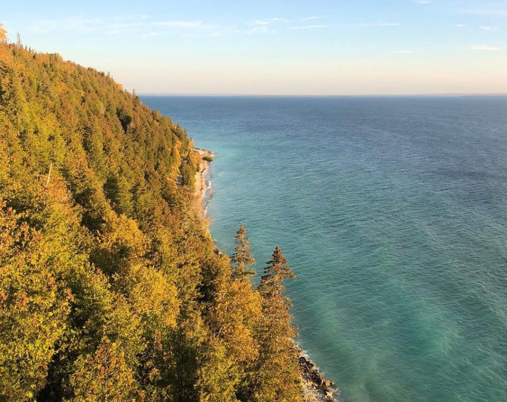 Views on Mackinac Island like this one from the East Bluff make you feel as if you’ve been transported to another world.