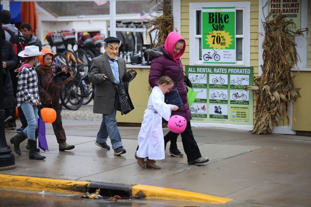 Fall on Mackinac Island brings the annual Halloween Weekend including trick-or-treating through downtown.