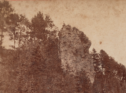 Old Photo of Lover’s Leap on Mackinac Island