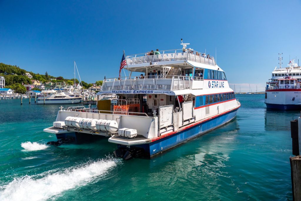 mackinac island ferry boat Mackinac Island Tourism Bureau